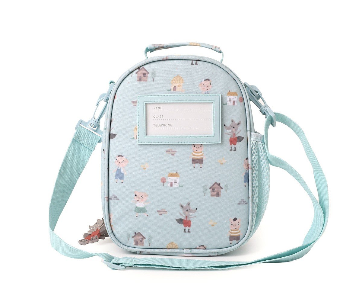 Bolsa merienda térmica 3D The Three Little Pigs personalizable