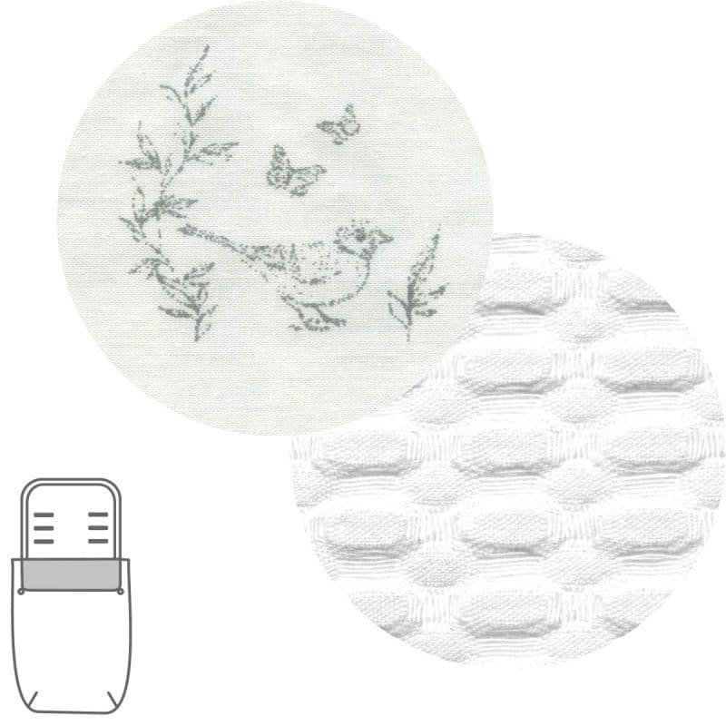 Saco capazo + colchoneta Merlo Birds