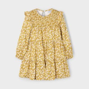 Vestido viella estampado niña