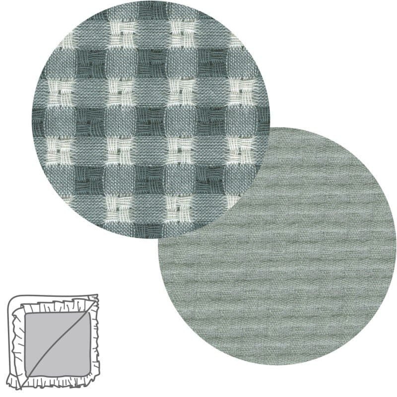 Manta reversible Vicky verde