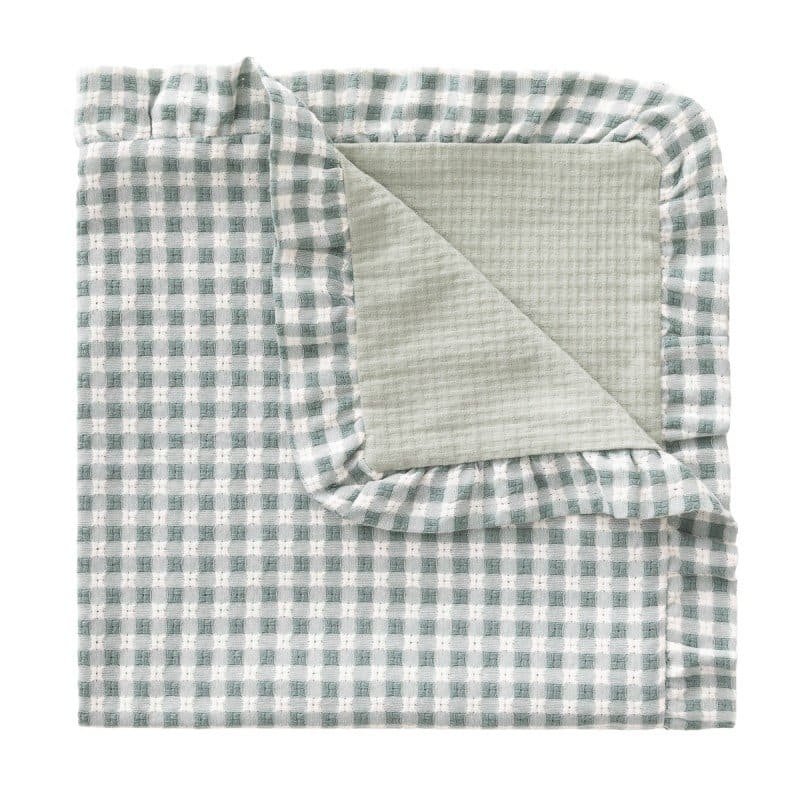 Manta reversible Vicky verde