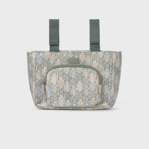 Bolso pequeño maternidad estampado celadón