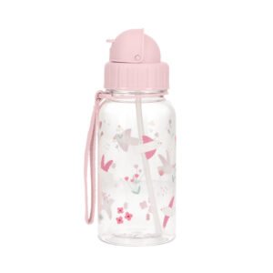 Botella plástico personalizable Pájaros entre flores 500ml